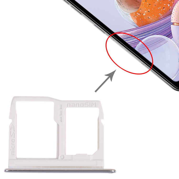 Nano SIM Card Tray + Micro SD Card Tray for LG Stylo 6 / K71 LMQ730HA, LM-Q730HA, LMQ730TM, LM-Q730TM