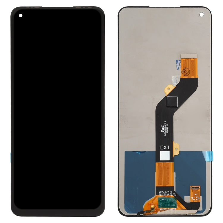 LCD Screen and Digitizer Full Assembly for Tecno Camon 17 CG6, CG6j