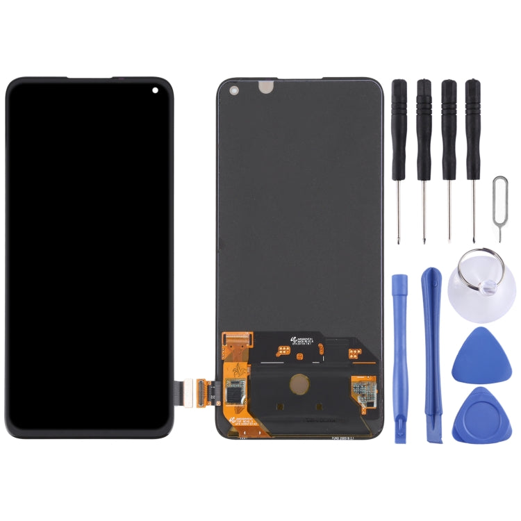 Original Super AMOLED Material LCD Screen and Digitizer Full Assembly for Meizu 17 Pro / 17