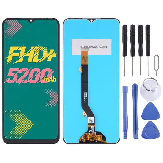 LCD Screen and Digitizer Full Assembly for Infinix Hot 11/Spark 8T KG6p X662