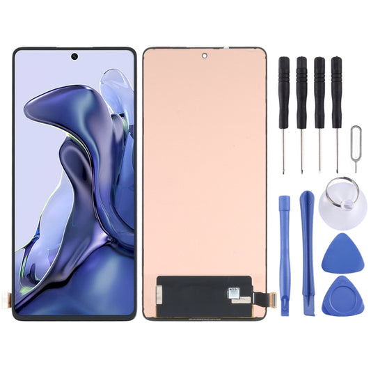 OLED Material Original LCD Screen and Digitizer Full Assembly for Xiaomi Mi 11T / 11T Pro