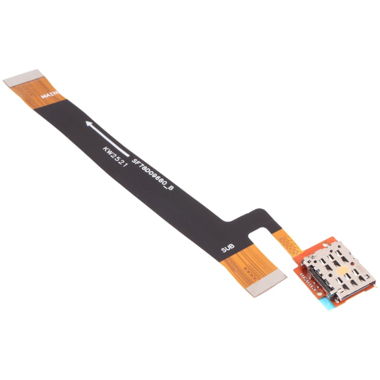 SIM Card Holder Socket with Flex Cable for Motorola Edge