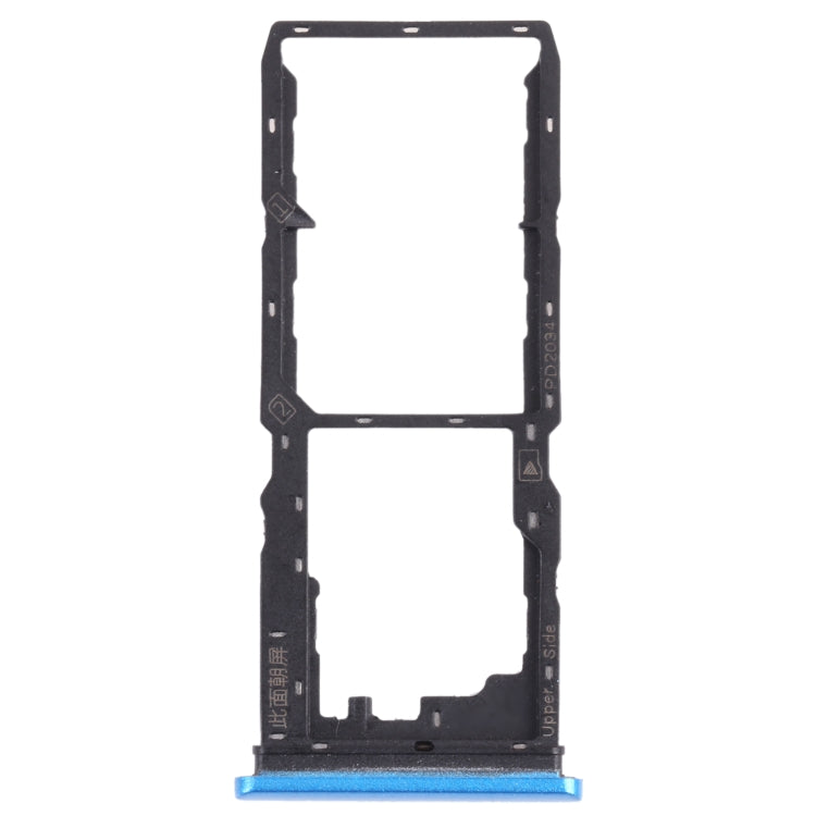 For vivo Y30 Standard / Y12s SIM Card Tray + SIM Card Tray + Micro SD Card Tray