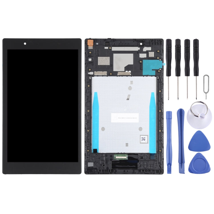 LCD Screen and Digitizer Full Assembly with Frame for Lenovo Tab 4 (8 inch) TB-8504, TB-8504X, TB-8504F, TB-8504N