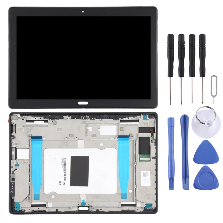 LCD Screen and Digitizer Full Assembly with Frame for Lenovo Tab P10 TB-X705, TB-X705L, TB-X705F, TB-X705N