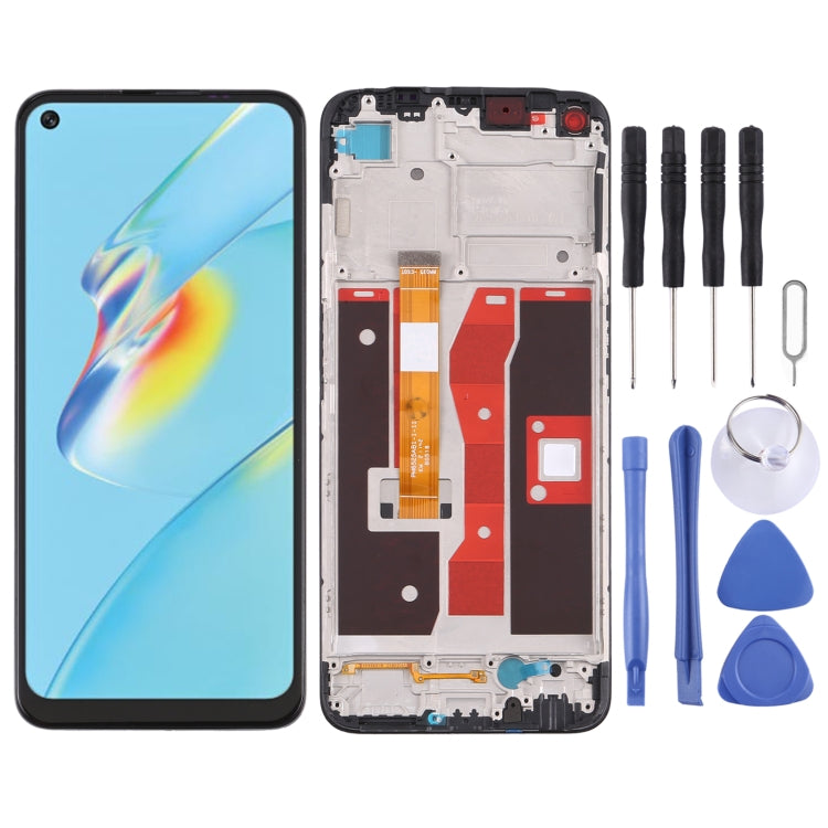 LCD Screen and Digitizer Full Assembly with Frame for OPPO A54 4G/A55 4G CPH2325 CPH2239