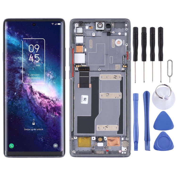 Original LCD Screen and Digitizer Full Assembly with Frame for TCL 20 Pro 5G T810H