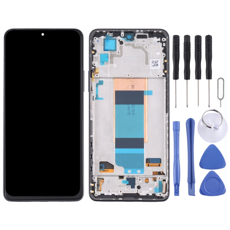 Original LCD Screen and Digitizer Full Assembly with Frame for Xiaomi Redmi K40S