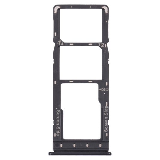 For Tecno Spark 6 KE7 SIM Card Tray + SIM Card Tray + Micro SD Card Tray