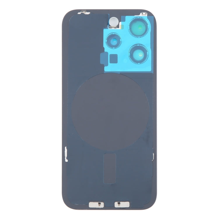 For iPhone 16 Pro Glass Original Battery Back Cover with Camera Lens Cover