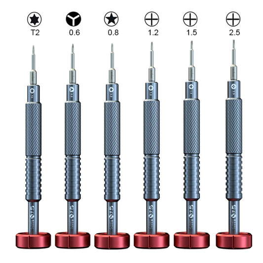 MECHANIC&XILI META Y 6 in 1 Alloy Magnetic Screwdriver Set for Mobile Phone Repair