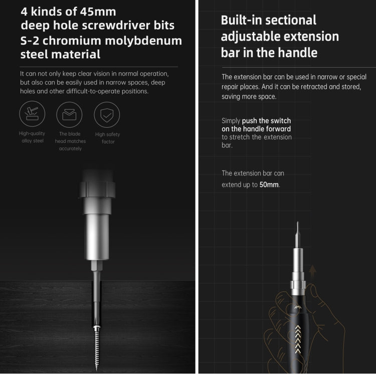 JAKEMY JM-8183 145 in 1 Manual Multi-purpose Tool Screwdriver Set