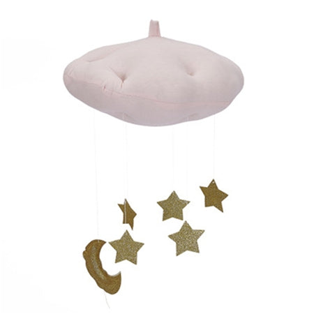 Baby Nursery Ceiling Mobile Party Decoration Clouds Moon Stars Hanging Decorations Kids Room Decoration for Baby Bedding