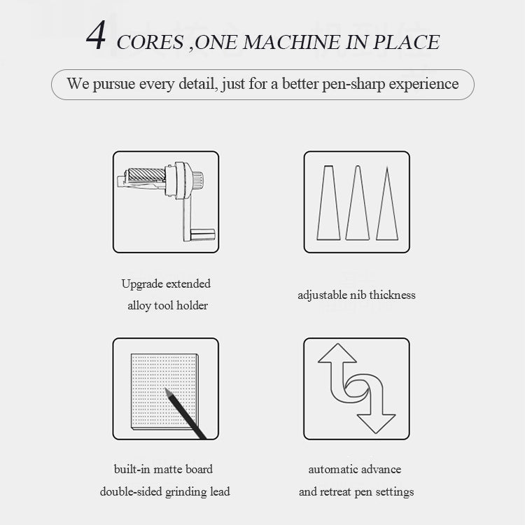 Hand Crank Mechanical Art Student Pencil Sharpeners Tool Office School Supplies