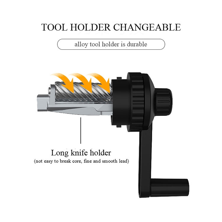 Hand Crank Mechanical Art Student Pencil Sharpeners Tool Office School Supplies