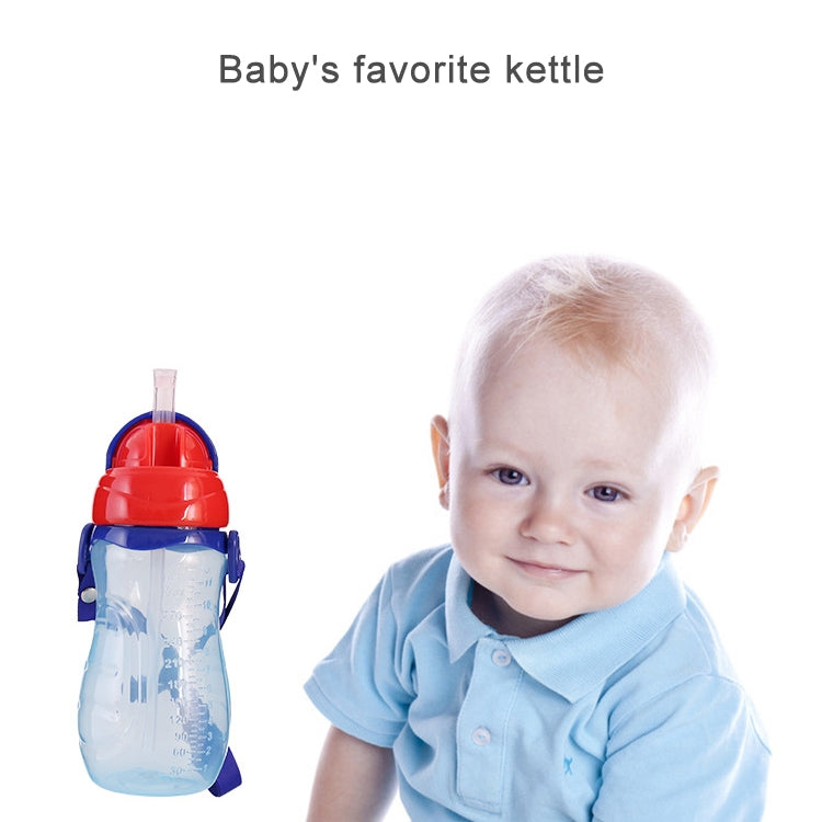 Baby Water Feeding Bottle With Straw Portable Cartoon Save Cups Sports Bottles Baby Feeding Cups