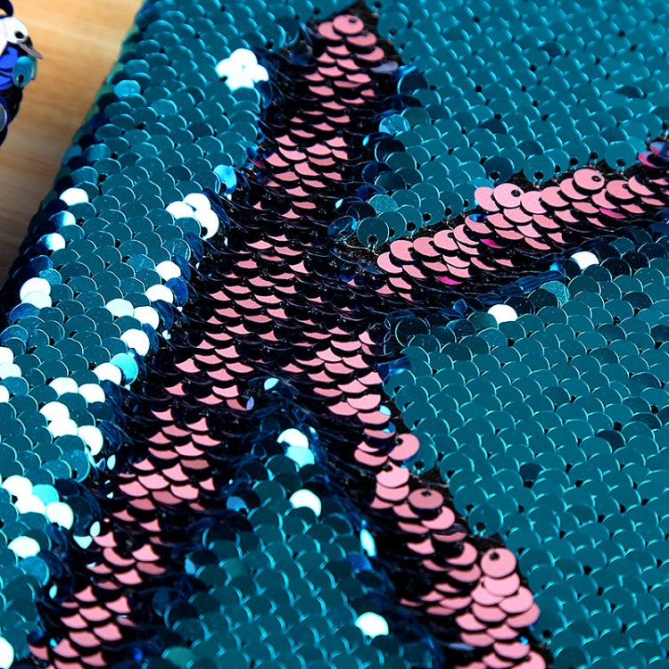 Creative Stationery Letter Fish Scale Notebook Sequin Flip Business Office Notepad