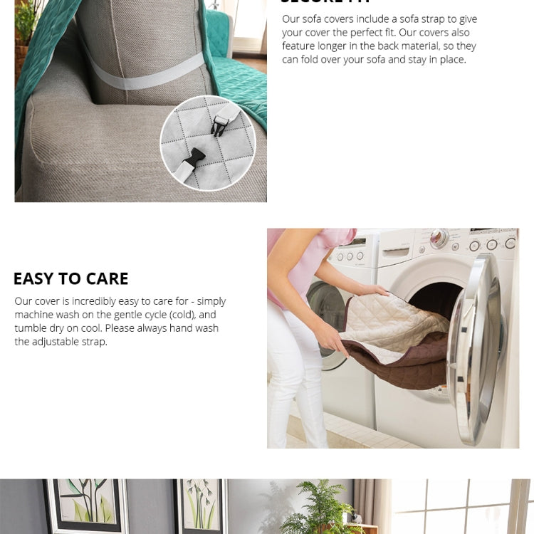 Reversible Machine Washable Sofa Couch Covers Anti-slip Recliner Sofa Protective Mat for Pet Dogs Cats, 55x196cm, 130x196cm, 190x196cm