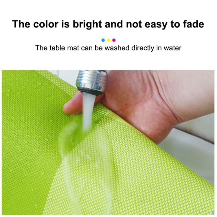 2 PCS Kitchen Dinning Table Placemat Napkins Heat Resistant PVC Stripe Mat Placemats Manteles Doilies Coaster Cup Pad