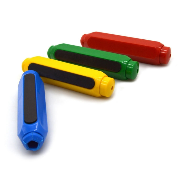 Magnetic Chalk Holder Dustless Double Spring Chalk Pen Holder Auto-adjust Chalk Clip, Ramdom Color