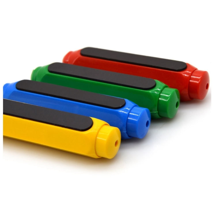 Magnetic Chalk Holder Dustless Double Spring Chalk Pen Holder Auto-adjust Chalk Clip, Ramdom Color