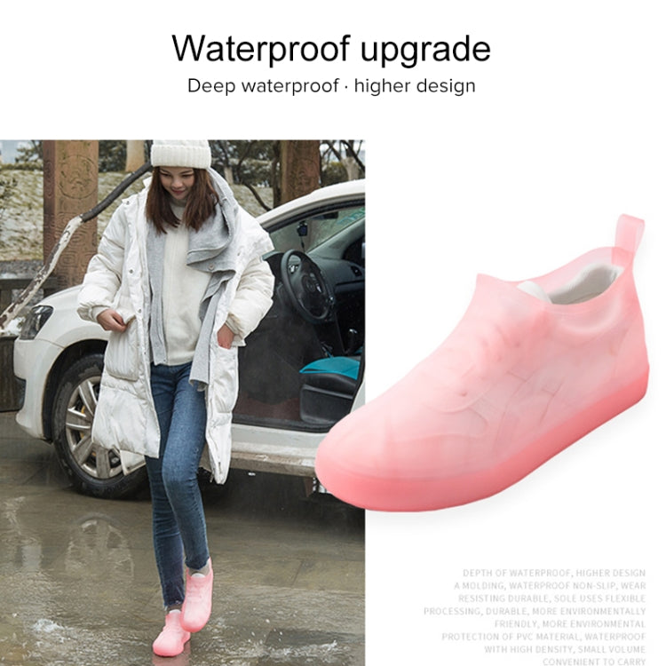 Portable Rain Boots Non-Slip Reusable Waterproof PVC Shoes Covers