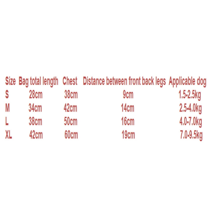 Traveling Portable Pet Chest Backpack Pet Carrier Bag