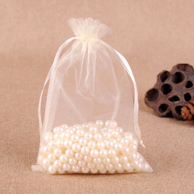 100 PCS Gift Bags Jewelry Organza Bag Wedding Birthday Party Drawable Pouches