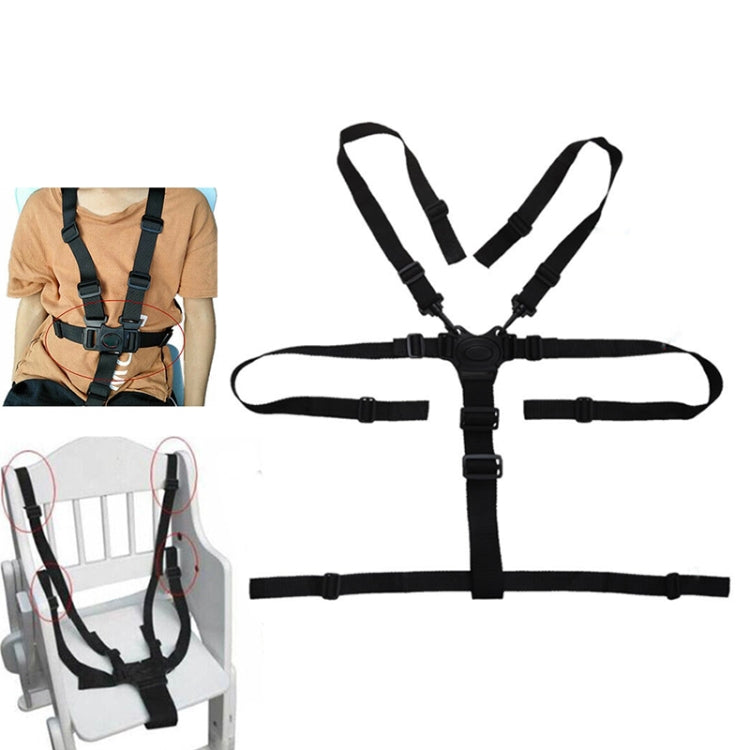 Five-point Child Safety Belt For Baby Stroller Seat Belt