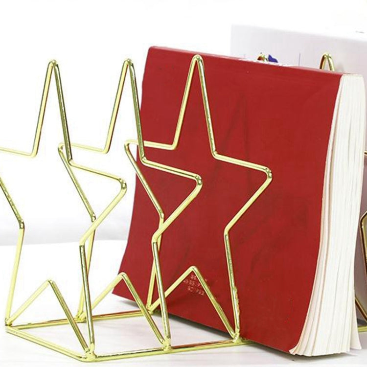 Gold S Shape Electroplated Bookend Desk Organizer Desktop Office Home Bookends Book Holder Book Stand Creative Bookshelf