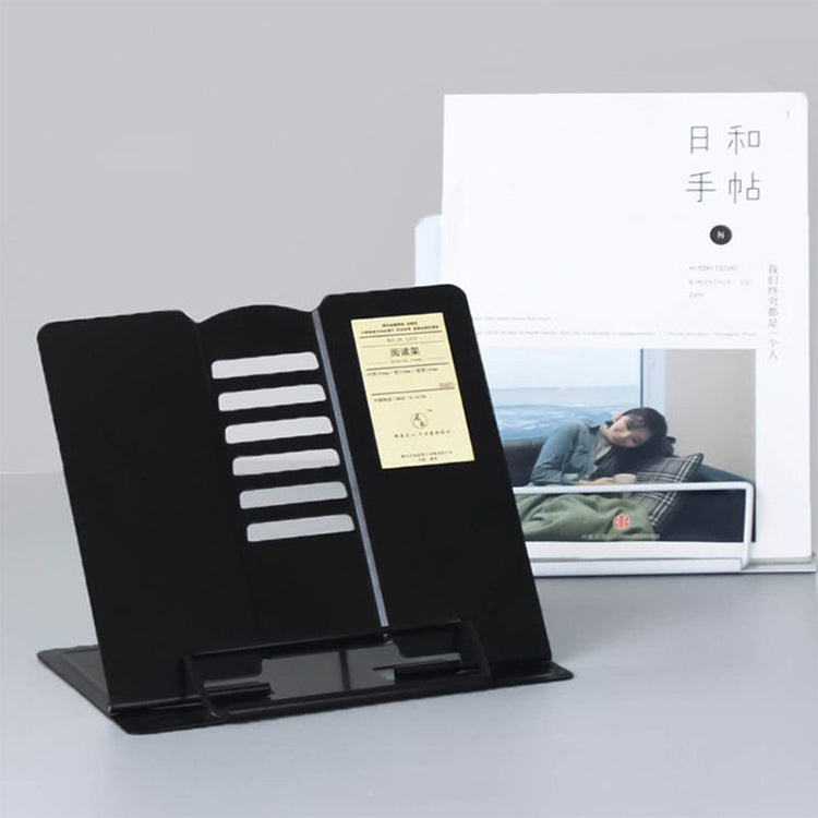 Portable Metal Adjustable Reading Book Holder Support iPad Document Book Shelf Bookstand