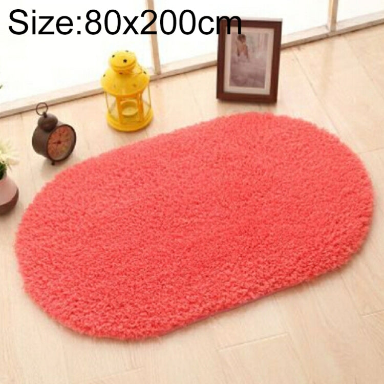Faux Fur Rug Anti-slip Solid Bath Carpet Kids Room Door Mats Oval  Bedroom Living Room Rugs