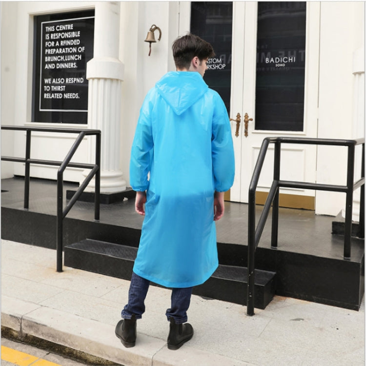Disposable  PEVA Environment Transparent Raincoat Outdoor Hiking Siamese Raincoat