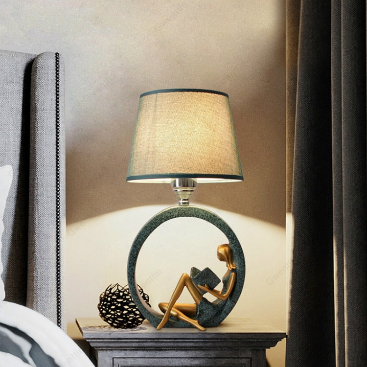 Modern Bedside Reading Statue Base Lamp Home Decoration