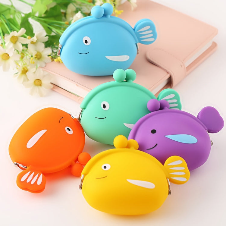 Mini Cute Fish Creative Cartoon Silicone Coin Purse