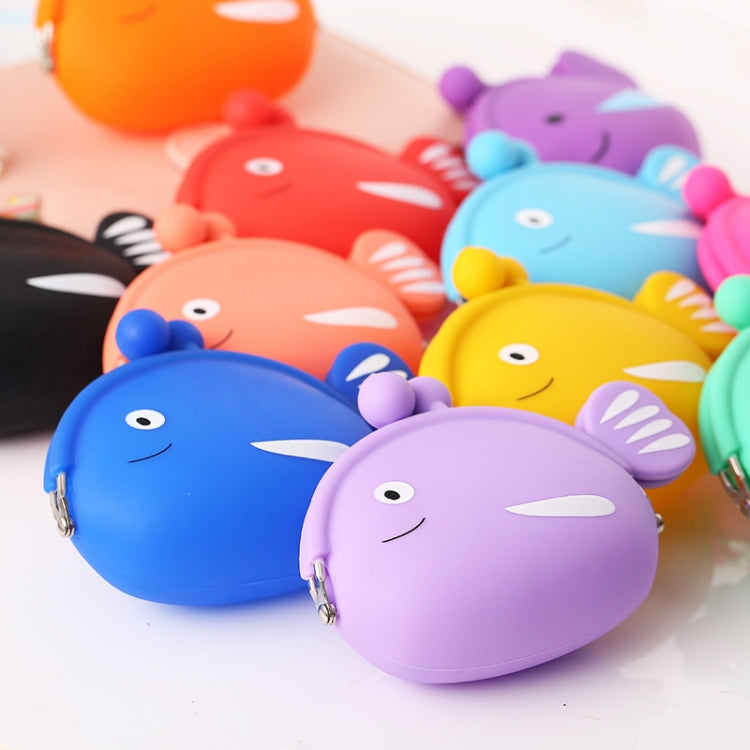 Mini Cute Fish Creative Cartoon Silicone Coin Purse