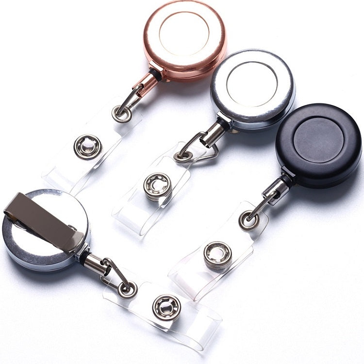 Zinc Alloy Easy to Pull Buckle Key Chain Back Clip Type Anti Theft Telescopic Buckle