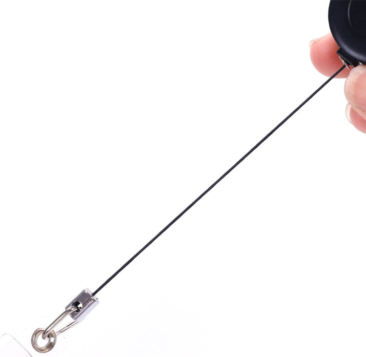 Zinc Alloy Easy to Pull Buckle Key Chain Back Clip Type Anti Theft Telescopic Buckle