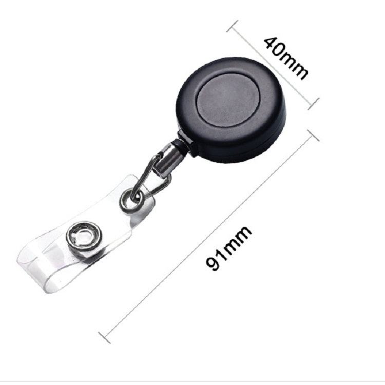 Zinc Alloy Easy to Pull Buckle Key Chain Back Clip Type Anti Theft Telescopic Buckle