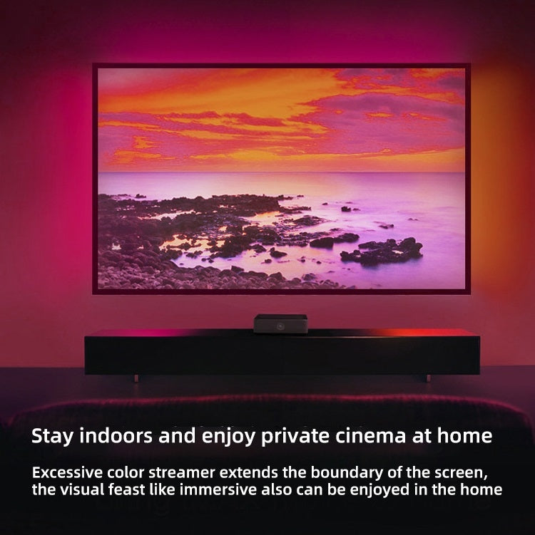 Bluetooth Suit Smart Music Sound Control Light Strip Non-waterproof 5050 RGB Colorful Atmosphere LED Light Strip With 24-Keys Remote Control