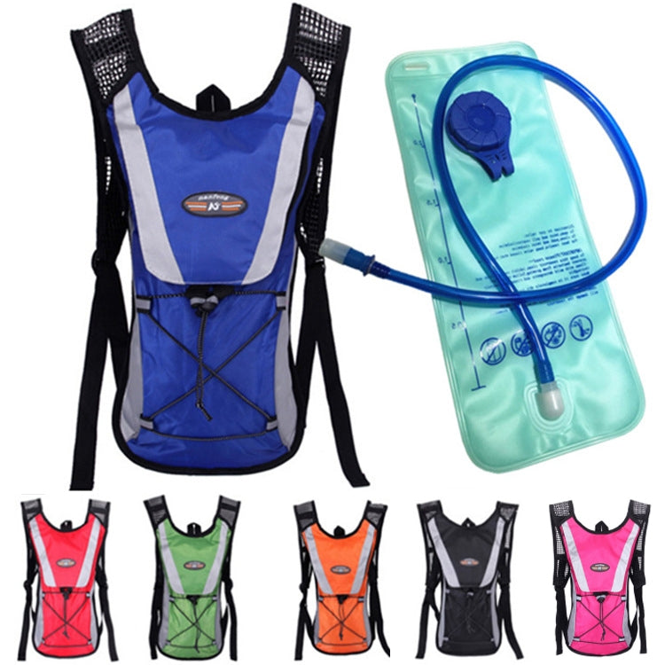 Outdoor Sports Mountaineering Cycling Backpack with 2L Water Bag