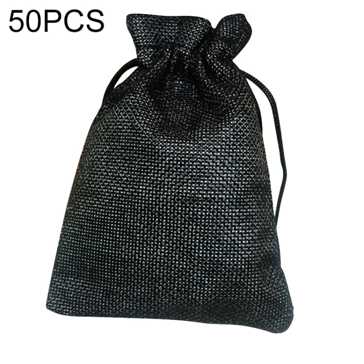 50 PCS Multi size Linen Jute Drawstring Gift Bags Sacks Wedding Birthday Party Favors Drawstring Gift Bags