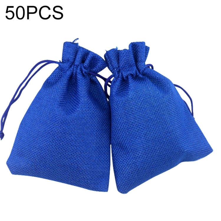 50 PCS Multi size Linen Jute Drawstring Gift Bags Sacks Wedding Birthday Party Favors Drawstring Gift Bags