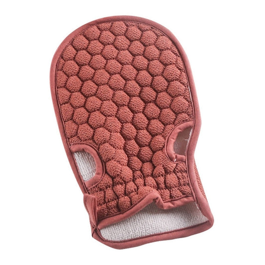 Bath Body Shower Gloves Skin Exfoliating SPA Massage Mitt Lattice Particles Washcloth