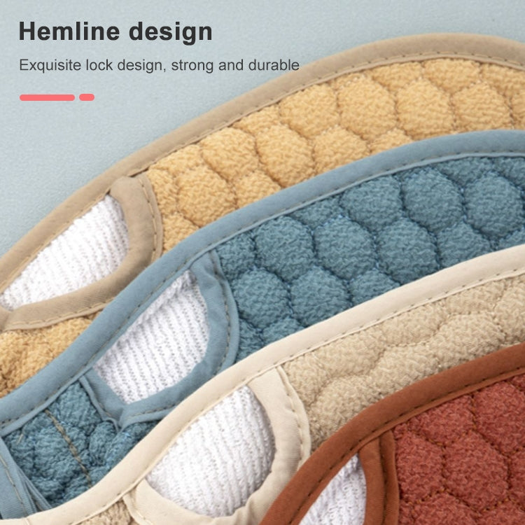 Bath Body Shower Gloves Skin Exfoliating SPA Massage Mitt Lattice Particles Washcloth