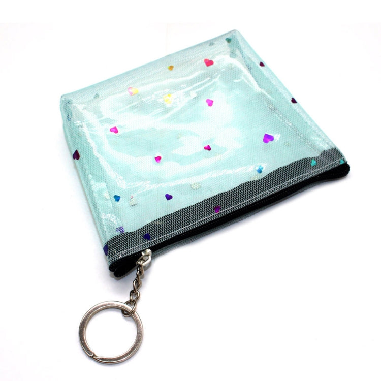 Mini Waterproof PVC Jelly Coin Purse Transparent Zipper Bag
