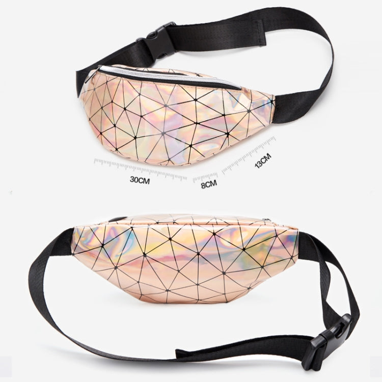 Fashionable Unisex Chest Bag Fanny Pack Waist Bag Waterproof Laser Bags