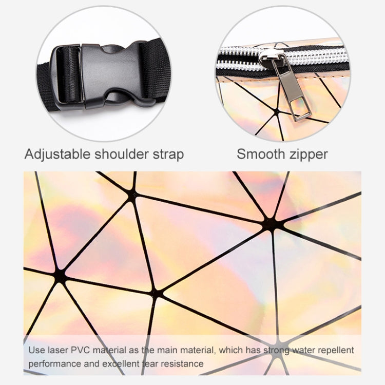 Fashionable Unisex Chest Bag Fanny Pack Waist Bag Waterproof Laser Bags