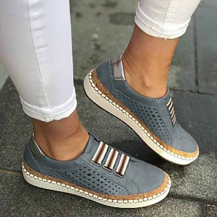 Ladies Sneakers Breathable Flats Shoes