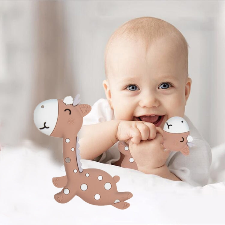 Cartoon Fawn Baby Teether Training Bite Molar Rod Silicone Toy Mother and Baby Supplies